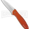 Kershaw Leek Orange Spring Assisted Knife - Bead Blast Plain -Kershaw Store kershaw leek orange bhq 14809 jr large