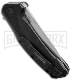 Kershaw Link Drop Point 3.25" Knife Black GFN Stonewash 5 Kershaw Link Drop Point 3.25" Knife Black GFN Stonewash -Kershaw Store kershaw link 1776 side cm large