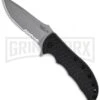 Kershaw Volt II Assisted Opening Knife - Bead Blast Serr -Kershaw Store kershaw volt ii 3650 st BHQ 6845 jr large