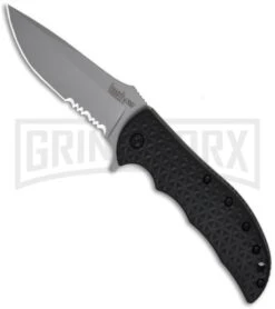Kershaw Volt II Assisted Opening Knife - Bead Blast Serr