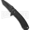 Kershaw Cryo II Tanto Assisted Opening Knife - BlackWash Plain -Kershaw Store kershawcryo II Tanto blackwash 1556tbw BHQ 21519 jr large