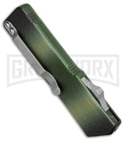 Lightning Camo D/A OTF Automatic Knife - Black Dagger -Kershaw Store lightning camo closed dl large