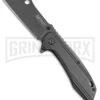M-Tech Bow Silk Gray Spring Assisted Knife - Gray Plain -Kershaw Store m tech bow silk gray sa gray BP 26345 jr large