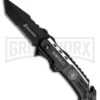 M-Tech USMC Semper Fi Tanto Black Aluminum Spring Assisted Knife - Black Serr 2 M-Tech USMC Semper Fi Tanto Black Aluminum Spring Assisted Knife - Black Serr -Kershaw Store m tech usmc semper fi tanto black alum sa black serr BP 28529 jr large