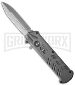 No Limit Knives Strelka Gray OTF Automatic Knife - Bead Blast