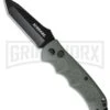 Schrade Extreme Survival Green Automatic Knife - Tanto Black Plain -Kershaw Store schrade sc60odt large