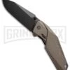 Schrade Brown MAGIC Spring Assisted Knife - Black Plain -Kershaw Store schrade scha5br 2 large