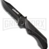 Schrade SCHA8BS 24/7 MAGIC Gray/Black Spring Assisted Knife - Black Serr 1 Schrade SCHA8BS 24/7 MAGIC Gray/Black Spring Assisted Knife - Black Serr -Kershaw Store schrade scha8bs jm large