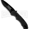 Schrade Professionals 1st Response Black Spring Assisted Knife - Black Serr -Kershaw Store shrade sch911dbs professionals 1st response large