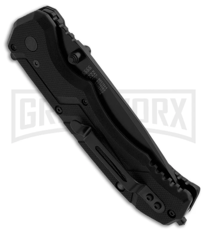 Schrade Professionals 1st Response Black Spring Assisted Knife - Black Serr 4 Schrade Professionals 1st Response Black Spring Assisted Knife - Black Serr - Image 2