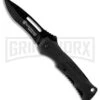 Smith & Wesson Black Ops Black Spring Assisted Knife - Black Plain 1 Smith & Wesson Black Ops Black Spring Assisted Knife - Black Plain -Kershaw Store smith and wesson auto black ops swblop2b large