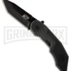 Smith & Wesson MAGIC Spring Assist Knife - Tanto Black Plain -Kershaw Store smith and wesson auto magic swmp3b large