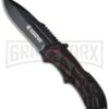 Smith & Wesson Black Ops Smoked Red Spring Assisted Knife - Black Plain -Kershaw Store smith wesson black ops swblop3r large