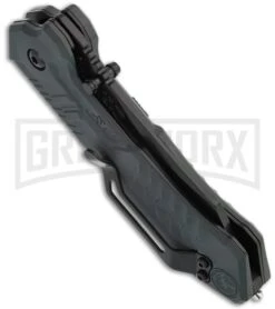 Smith & Wesson MAGIC Black Spring Assisted Knife - Tanto Black Serr -Kershaw Store smith wesson military police swmp2bs serr grey sid large