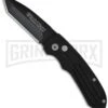 Smith & Wesson Extreme Ops SW50BT Black Automatic Knife - Tanto Black Plain -Kershaw Store smith wesson sw50bt large