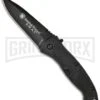 Smith & Wesson Medium SWAT MAGIC Black Spring Assisted Knife - Black Plain 1 Smith & Wesson Medium SWAT MAGIC Black Spring Assisted Knife - Black Plain -Kershaw Store smith wesson swatmb black plain large