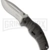 Smith & Wesson Black Ops Spring Assisted Knife - Bead Blast Plain -Kershaw Store smith wesson swblop4 2 large