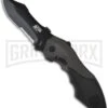 Smith & Wesson Grey MAGIC Spring Assist Knife - Black Serr -Kershaw Store smith wesson swmp5ls large