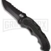 Smith & Wesson Grey MAGIC Spring Assisted Knife - Black Plain -Kershaw Store smith wesson swmp6 large