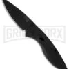 SOG Knives Aegis Black Spring Assisted Knife - Black Plain -Kershaw Store sog ae 02 aegis large
