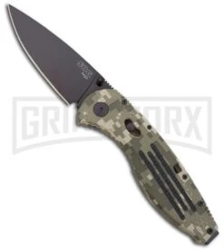 SOG Knives Aegis Digi Camo Spring Assisted Knife - Black Plain