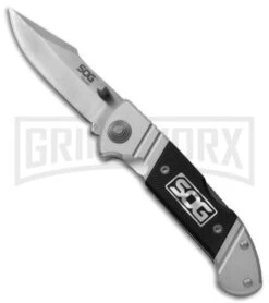 SOG Fielder Mini Spring Assisted Knife - Satin Plain