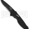 SOG Flash I Black Spring Assisted Knife - Black Serr -Kershaw Store sog flash i tini serr tfsa 98 large