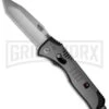 SOG Knives Flashback Silver Spring Assisted Knife - Tanto Satin Plain -Kershaw Store sog flashback sat003 cp large