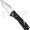 SOG Trident TF-2 Black Spring Assisted Knife - Satin Plain -Kershaw Store sog trident satin tf 2 large