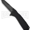 SOG Twitch XL Black Spring Assisted Knife - Tanto Black Plain -Kershaw Store sog twitch xl black tini tanto twi 211 large