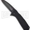 SOG Twitch XL Black Tactical Spring Assist Knife - Black Plain 1 SOG Twitch XL Black Tactical Spring Assist Knife - Black Plain -Kershaw Store sog twitch xl black tini twi 21 large