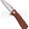 SOG Twitch XL Rosewood Spring Assisted Knife - Satin Plain 1 SOG Twitch XL Rosewood Spring Assisted Knife - Satin Plain -Kershaw Store sog twitch xl wood large