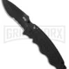 SOG Zoom Black Spring Assisted Knife - Black Serr -Kershaw Store sog zoom half serrated zm1016 bx jm large