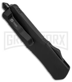 Spartan Dagger D/A OTF Automatic Knife - Black Plain -Kershaw Store spartan wns it m1 cm side large