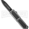 Titan Gray D/A OTF Automatic Knife - Dagger Black 1 Titan Gray D/A OTF Automatic Knife - Dagger Black -Kershaw Store titan grey black plain cm 2 large